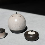 Kate Schuricht 'Ebonised Oak Pebble Pot I'
