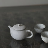 Masako Nakagami 'Speckled White Miniature Teapot'