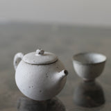 Masako Nakagami 'Speckled White Miniature Teapot'