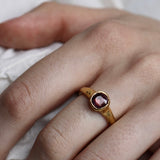 Ram Rijal '22ct Ruby Tourmaline ring'