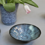 Takashi Suzuki 'Blue Crackle Tea Bowl III'