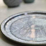 Takashi Suzuki 'Blue Crackle Plate II'