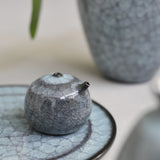 Takashi Suzuki 'Blue Crackle Water Dropper II'