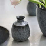 Takashi Suzuki 'Blue Crackle Vase VI'