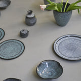 Takashi Suzuki 'Blue Crackle Lidded Pot I'