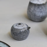 Takashi Suzuki 'Blue Crackle Water Dropper I'