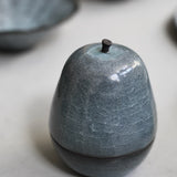 Takashi Suzuki 'Blue Crackle Lidded Pot V'