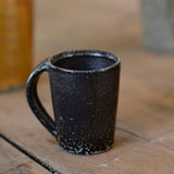 Jack Doherty 'Soda Fired Tall Black Espresso Cup'