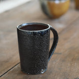 Jack Doherty 'Soda Fired Black Tall Mug'