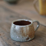 Jack Doherty 'Soda Fired Shallow Grey Blue Espresso Cup'