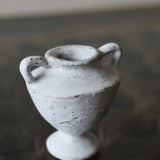 Charlotte McLeish 'Carinated Vase in Black and Porcelain'