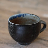 Jack Doherty 'Soda Fired Large Black Teacup with Light Interior'