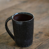 Jack Doherty 'Soda Fired Black Tall Mug'