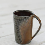 Jack Doherty 'Soda Fired Ochre Tall Mug'