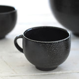 Jack Doherty 'Soda Fired Large Black Teacup'