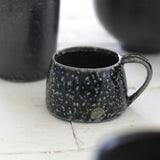 Jack Doherty 'Soda Fired Shallow Black Espresso Cup'