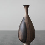 Takehito Ichikawa 'Black Persimmon Dried Flower Vase 13'