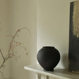 Will Papworth 'Black Moon Jar with Inlaid Porcelain'