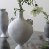 Charlotte McLeish 'Costrel Vase in White'