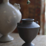 Charlotte McLeish 'Carinated Vase in Grey'