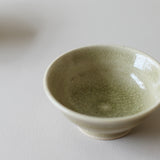 Will Papworth 'Small Footed Bowl in Light Moss'