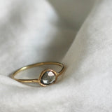 Ram Rijal 22ct Gold Ring with Smoky Sapphire