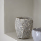 Annette Lindenberg 'Scratched porcelain' Yunomi