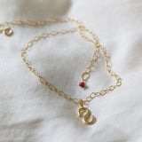 Ram Rijal 22ct gold Initial Pendant (Customisable)