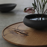 Pachadesign 'Circular Tray in English Oak'