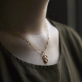 Ram Rijal 22ct gold Initial Pendant (Customisable)