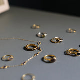 Ram Rijal 22ct Gold Ring with Black Diamonds