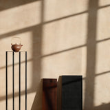 Pachadesign 'Tray with Sawn Texture & Rebate in Burnt English Oak'