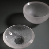 Lola Lazaro Hinks Lens Container in clear with bubbles