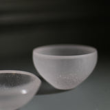 Lola Lazaro Hinks Lens Container in clear with bubbles