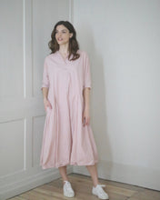 Album di Famiglia Tailored collar dress tc in Petal pink