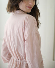 Album Di Famiglia Oversized collar jumpsuit tc in Petal pink