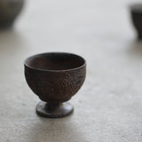 Kumiko & Michihiro Dōmoto 'Yakisime Tall Stemmed Cup I'