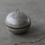 Youyou Wang 'Round Container with Silver Lustre'