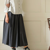 A.B Apuntob 'Sasso Gummy Popeline Skirt' P1900