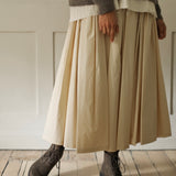 A.B Apuntob 'Naturale Gummy Popeline Skirt' P1900