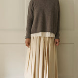 A.B Apuntob 'Naturale Gummy Popeline Skirt' P1900