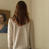 A.B Apuntob 'Cashmere, Silk and Alpaca Cardigan in Natural' P1914