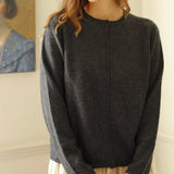 A.B Apuntob 'Cashmere, Silk and Alpaca Cardigan in Anthracite' P1914