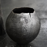 Masaaki Iwasa 'Silver Glazed Vase'