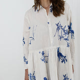 Pas De Calais ‘Japonism Flower Print Dress’ 13-60-4540 / 04