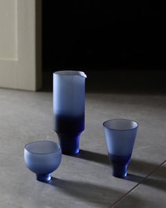 Celia Dowson Sake Set in Indigo Blue