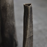 Masaaki Iwasa 'Silver Glazed Faceted Flower Vase'