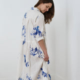 Pas De Calais ‘Japonism Flower Print Dress’ 13-60-4540 / 04