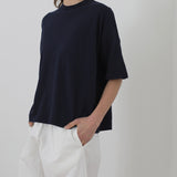 Pas De Calais ‘Recycled Jersey T-Shirt in Navy’ 13-60-1152 / 20