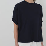 Pas De Calais ‘Recycled Jersey T-Shirt in Navy’ 13-60-1152 / 20